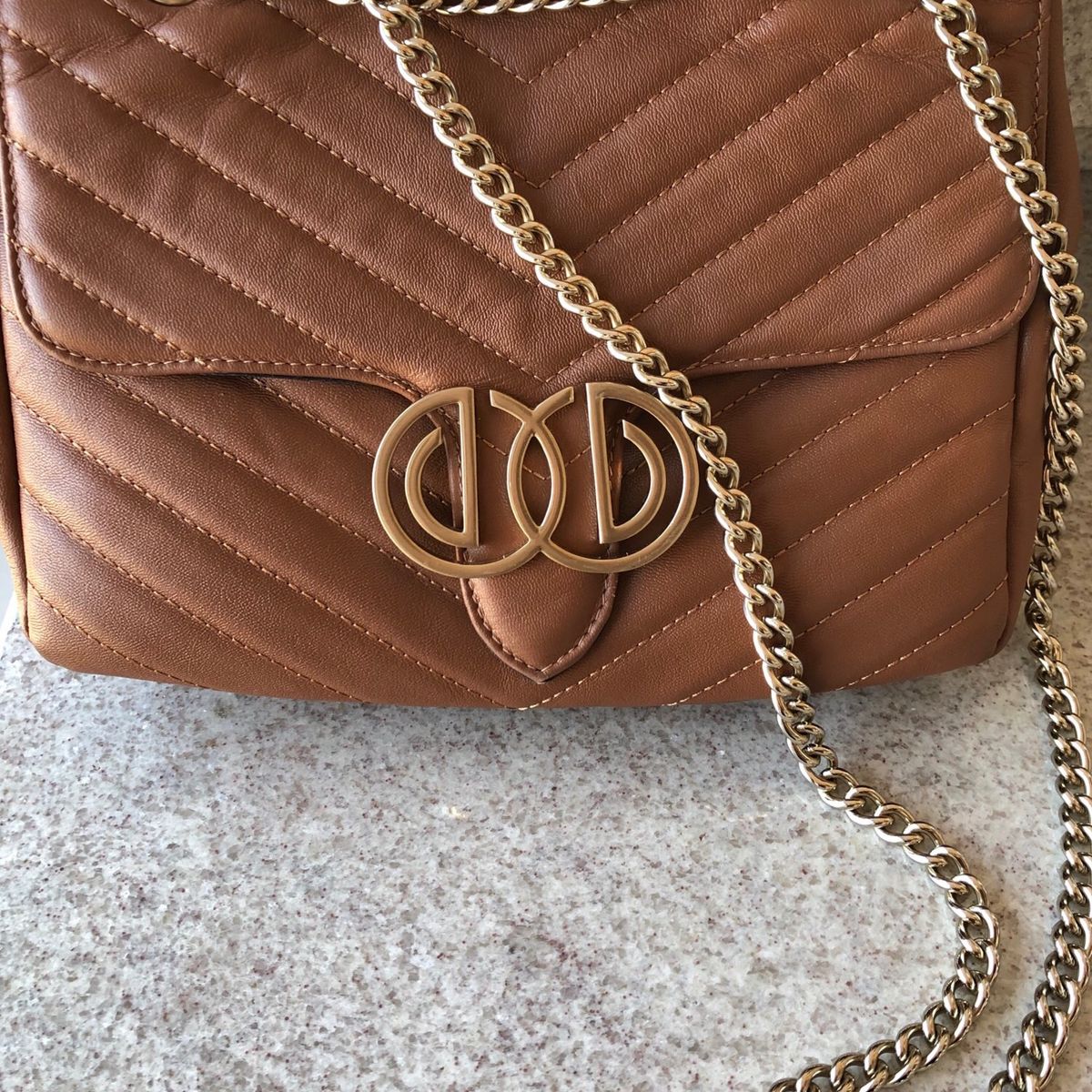 bolsa de couro dumond promoção