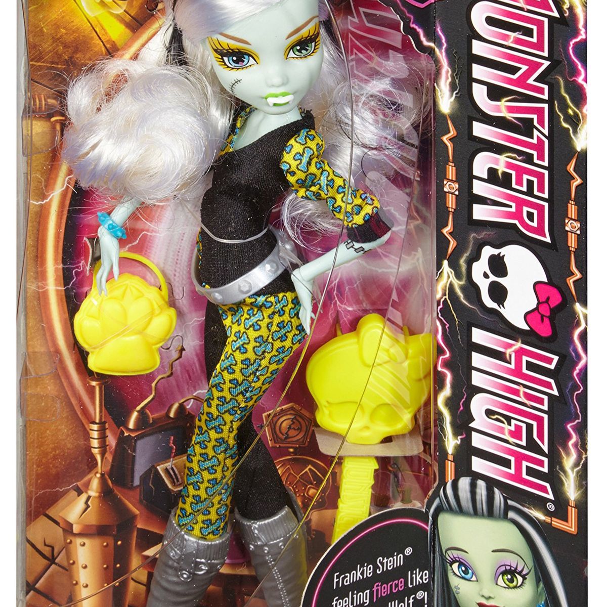 Boneca Monster High Freaky Fusion Frankie Stein Mattel com o