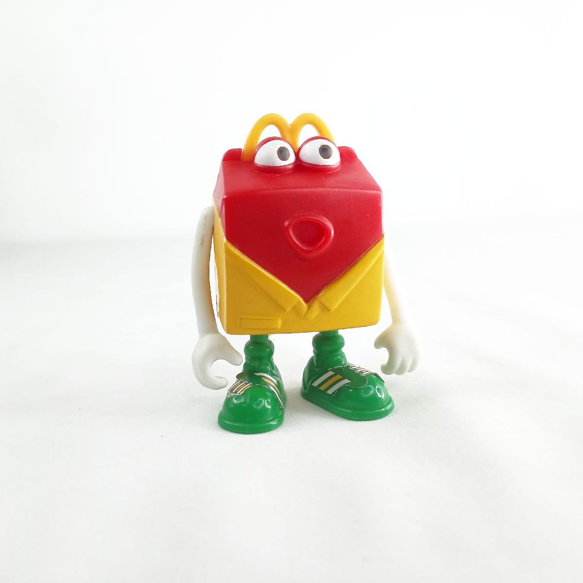 Brinquedo Boneco Papa Burguer articulado antigo coleção Mc Lanche