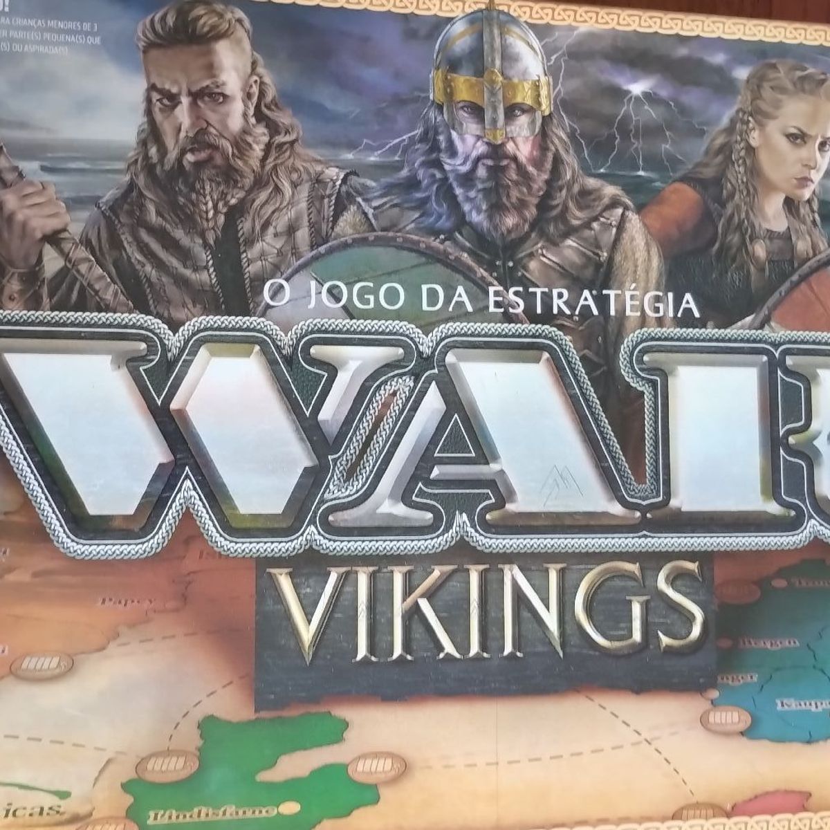 Jogo De Tabuleiro War Vikings Jogo Estratégia Grow Infantil