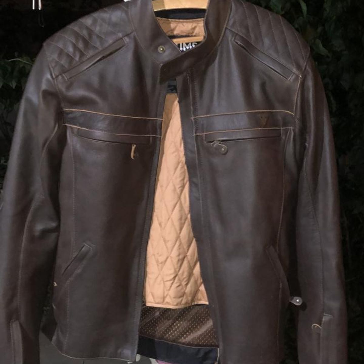 バイクレザージャケット　Triumph VANCE JACKET BROWN Jaqueta Triumph Vance Couro Oficial Original | Tryump Nunca Usado