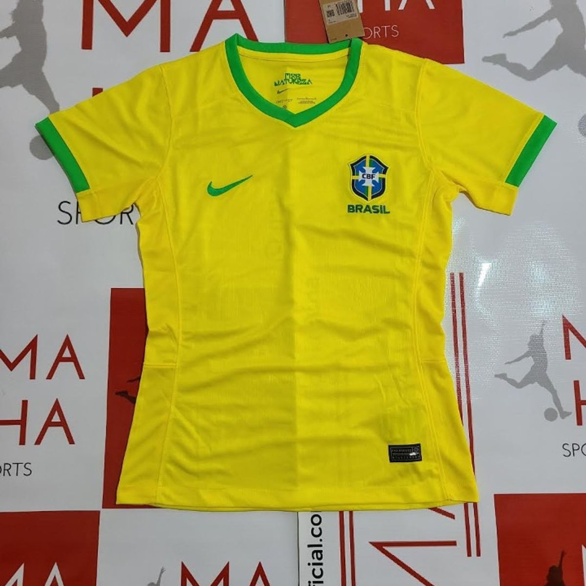 Camisa Camiseta Uniforme Seleção Brasileira Feminina Brasil Baby Look 2023  Amarelo | Camiseta Feminina Nunca Usado 90805968 | enjoei