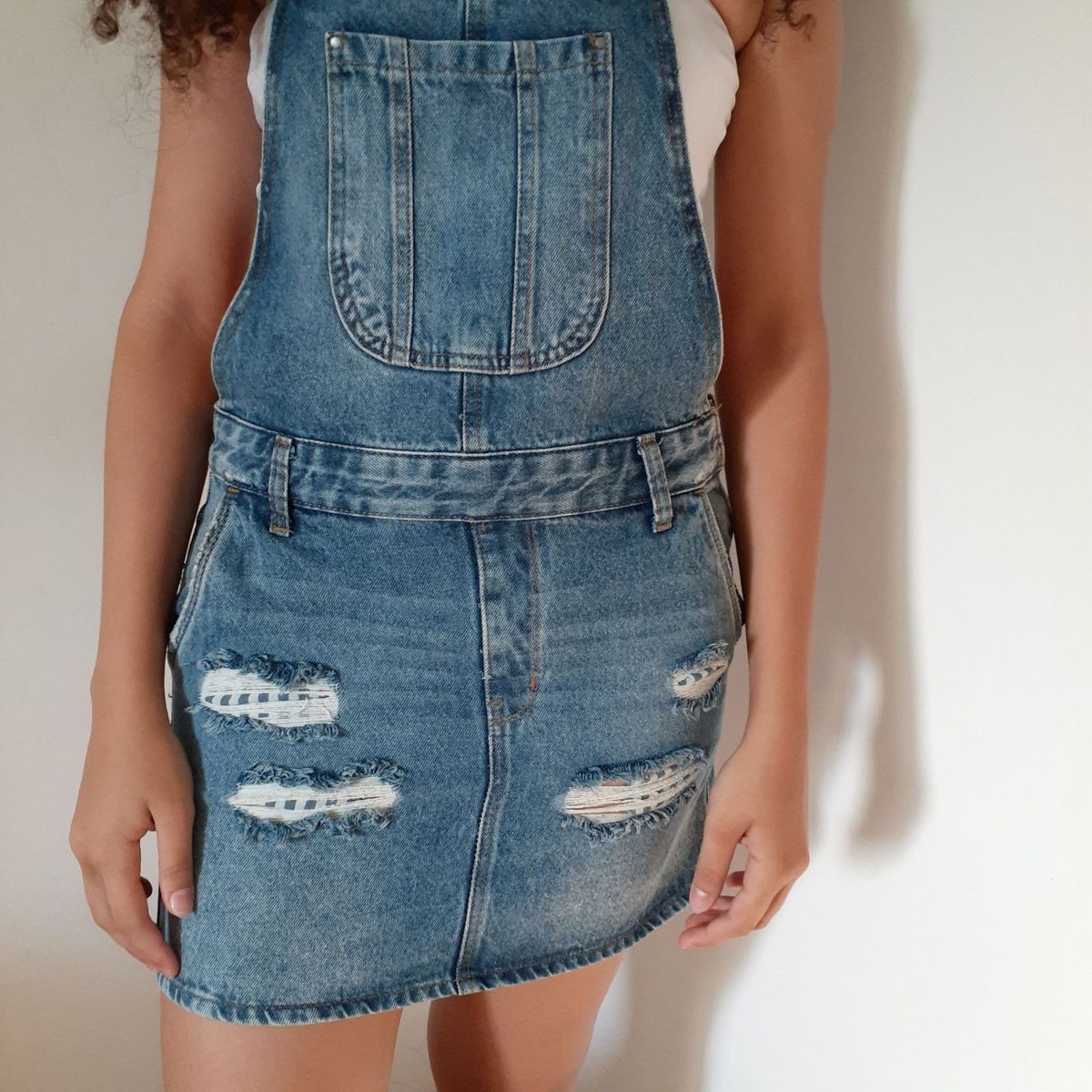 jardineira preta renner