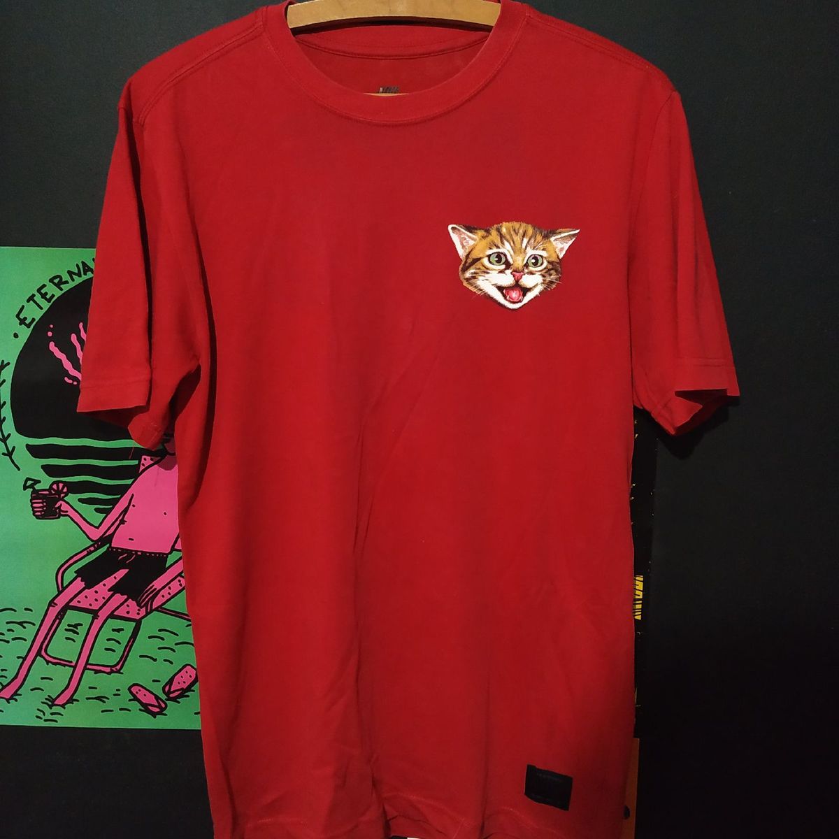 camiseta nike vermelha masculina
