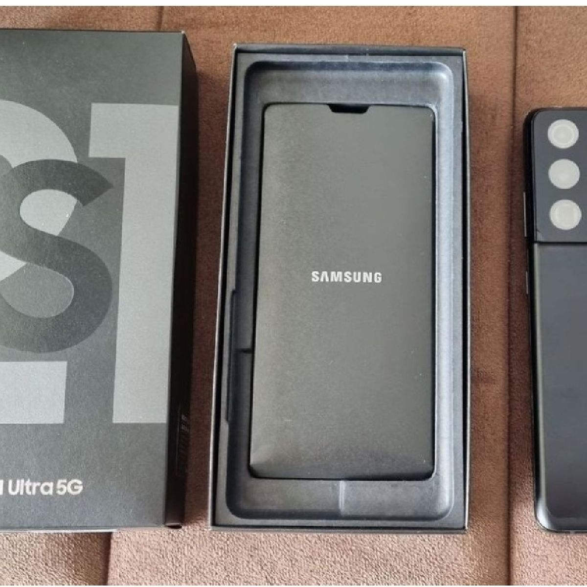 Usado: Samsung S21 Ultra 256 Gb Preto - Regular