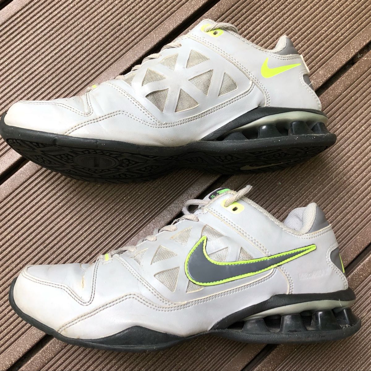 nike reax verde limao