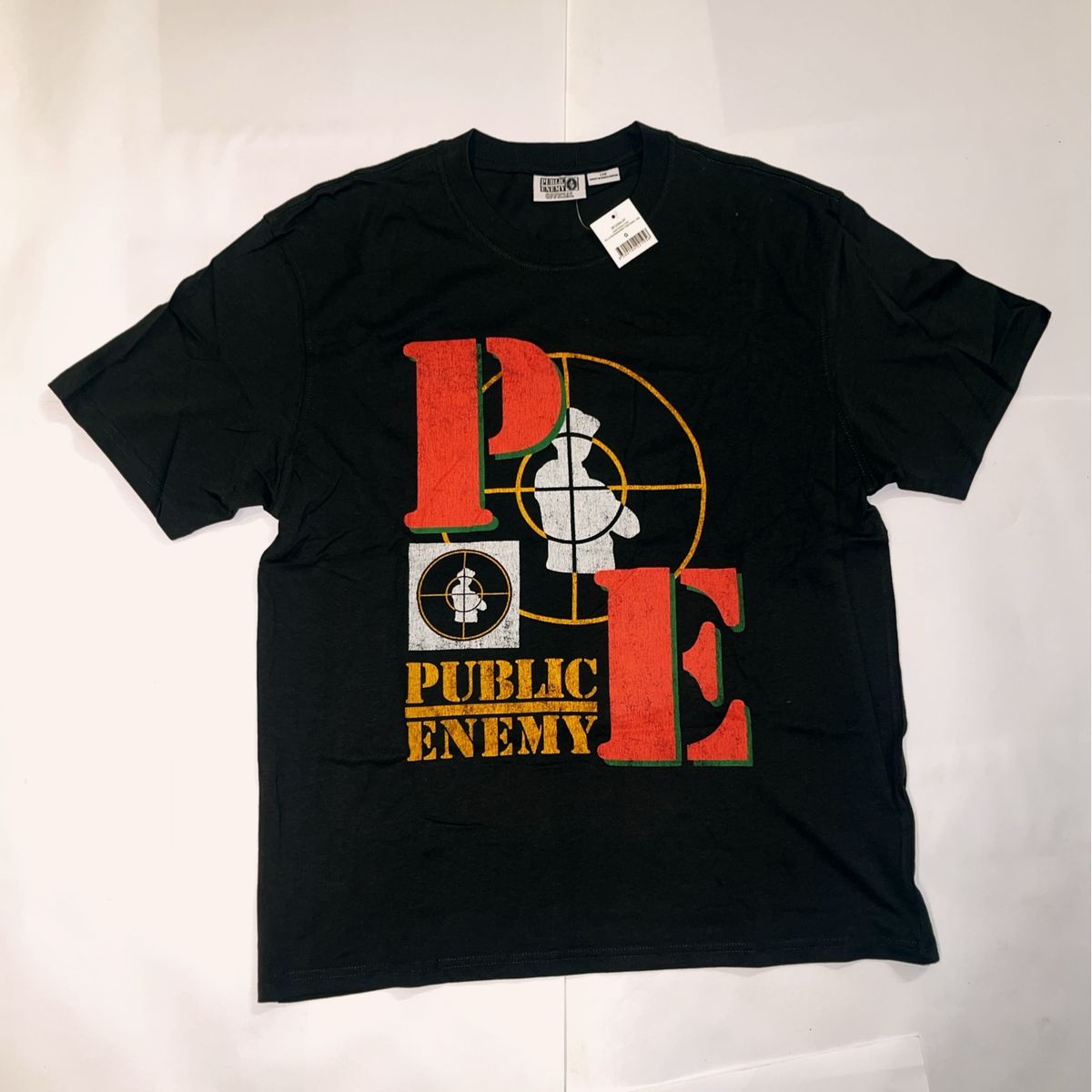 Camiseta Public Enemy Merch Oficial | Public Enemy Nunca Usado