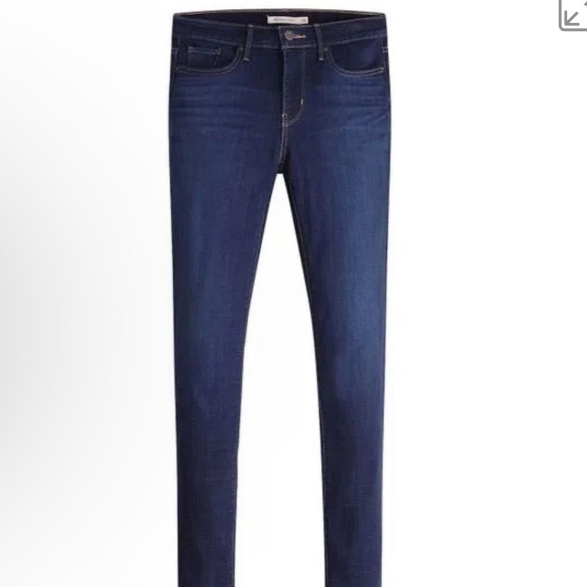 Calça Jeans Levis Feminina 711 Skinny Azul Escuro