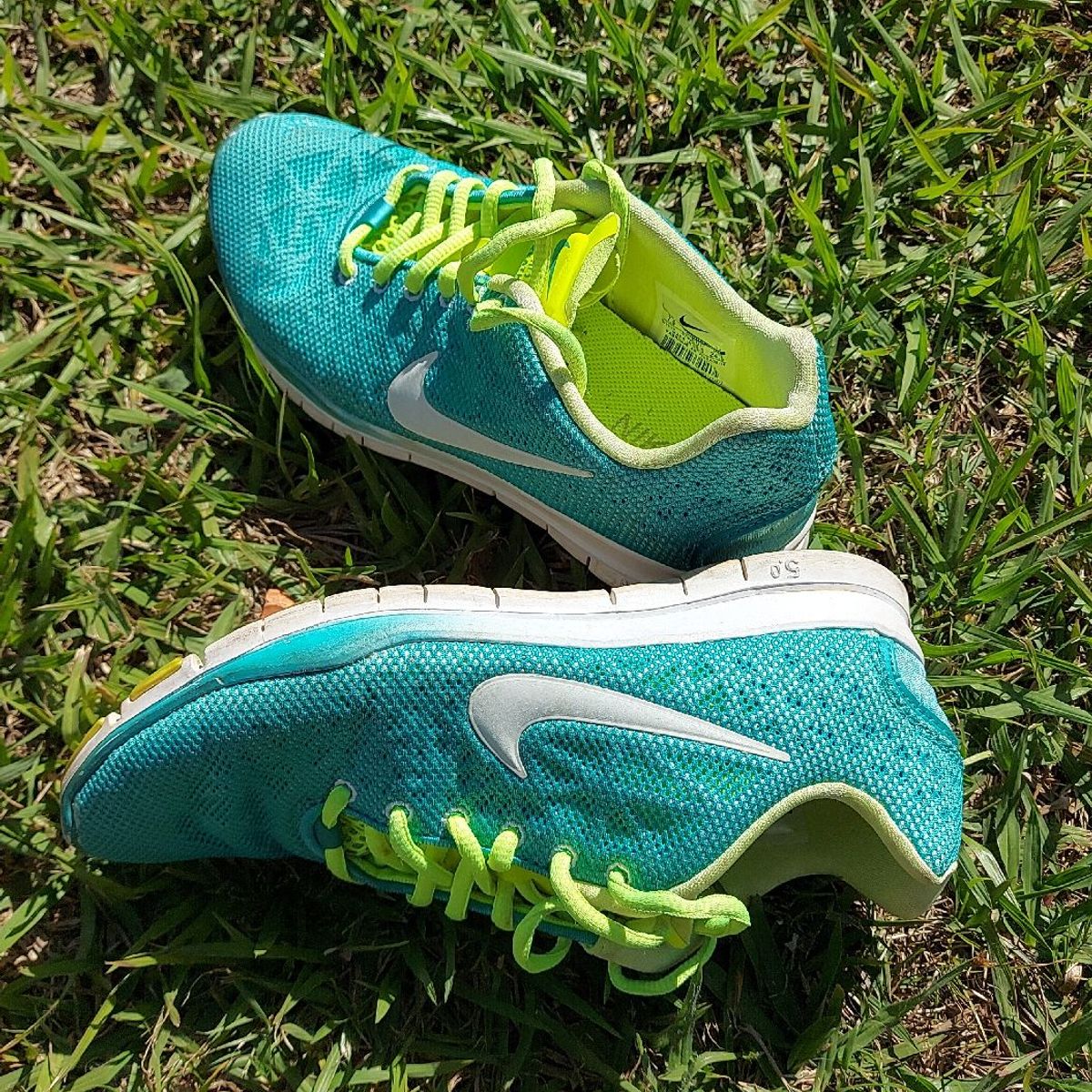 Tenis Nike Free Tr Fit 3 Breathe Original Verde Amarelo Cadarco Palmilha 24 5 Cm Tam 37 Nike Usado 104465084 enjoei