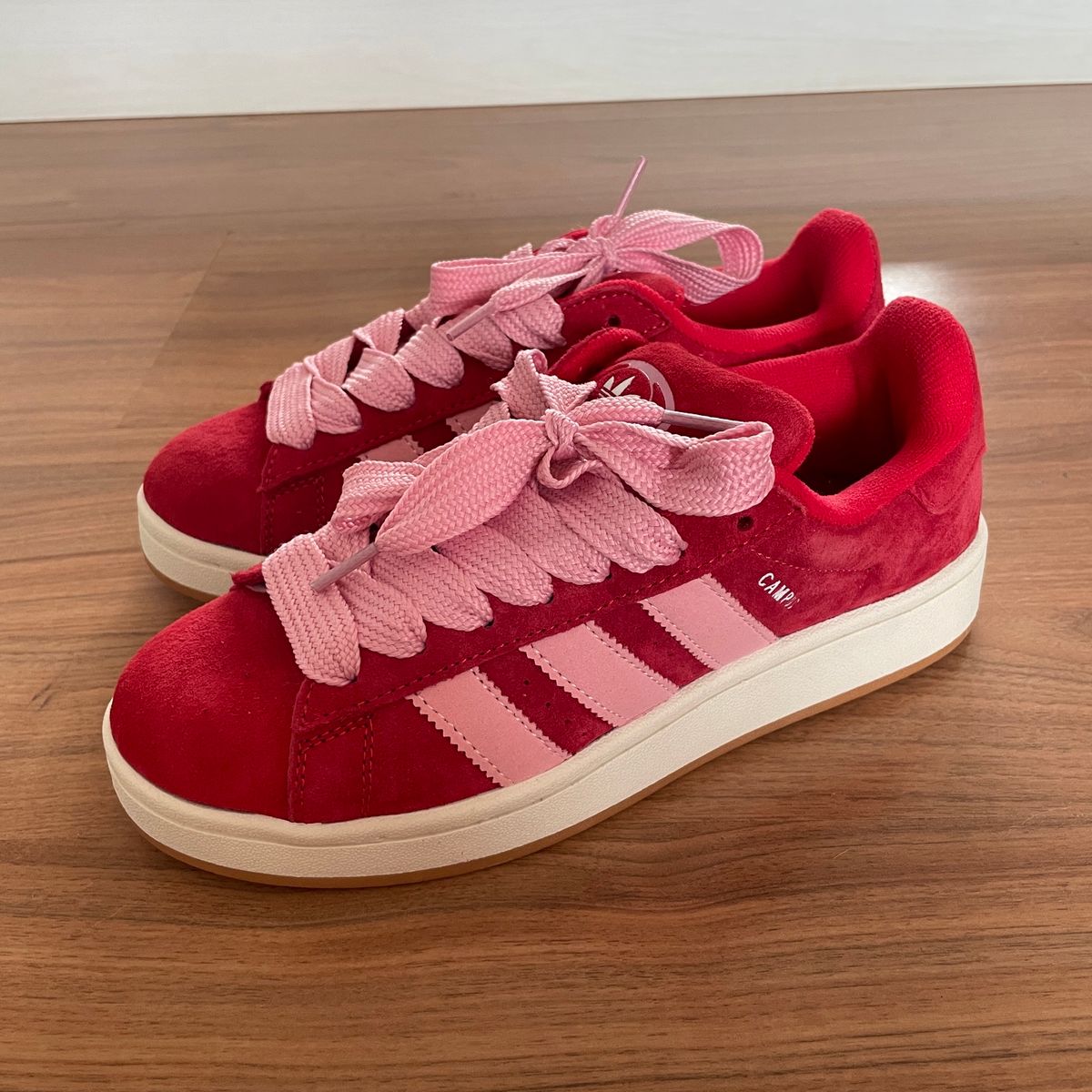 Adidas Campus 00s Vermelho, Rosa e Branco Tênis Feminino Adidas Nunca  Usado 96459937 enjoei