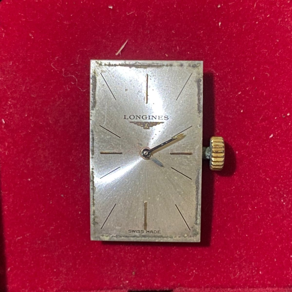 Longines Maquina de Relogio de Pulso a Corda Antiga Original