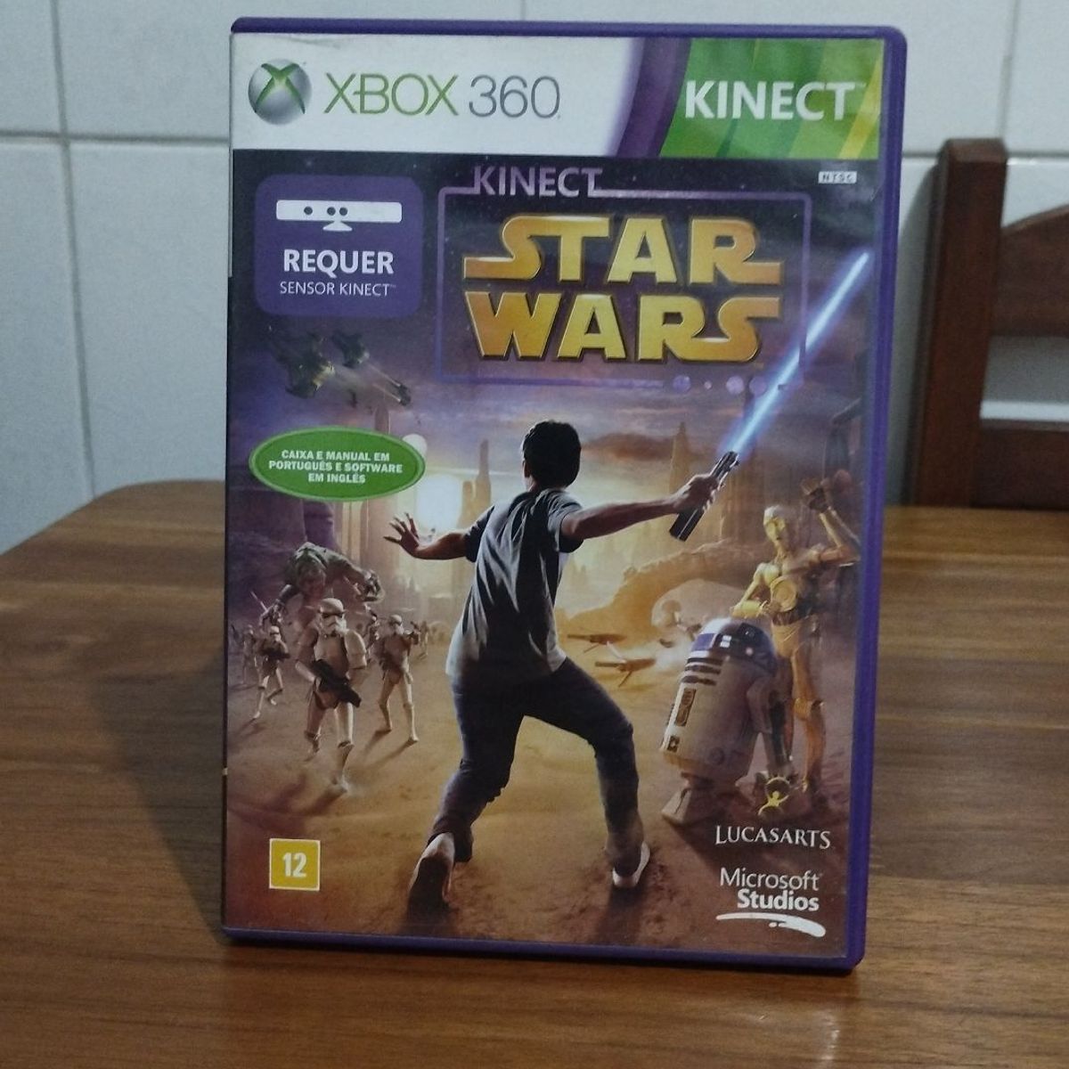Kinect star wars (xbox 360) usado xbox 360 jogo de jogo pass game