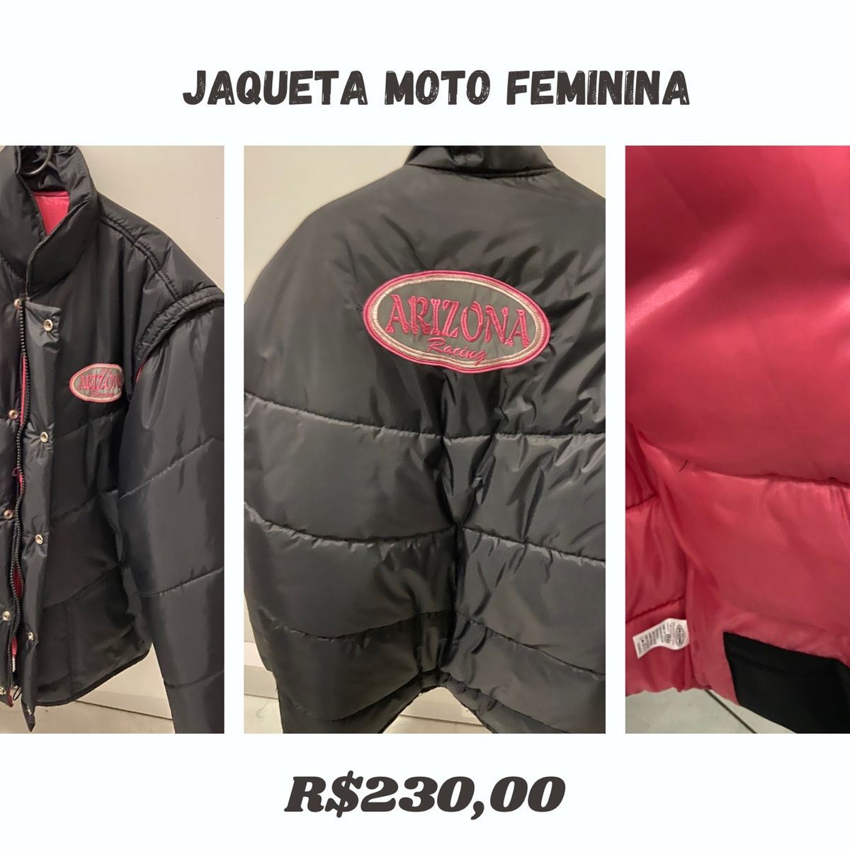 Jaqueta sales arizona feminina