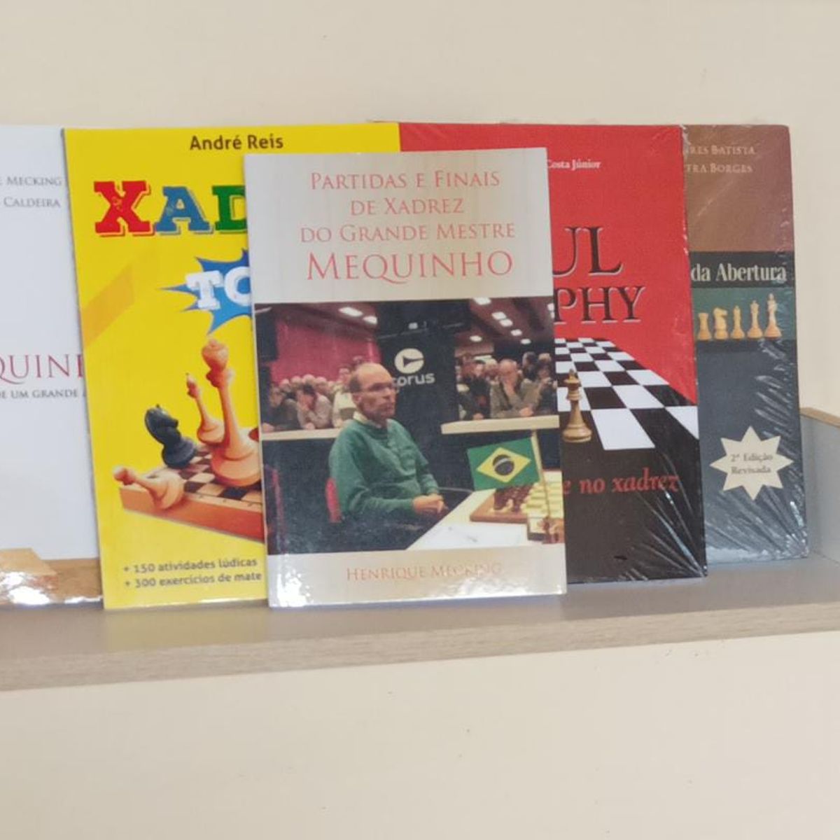 Livros de Xadrez Combo 5 Livros, Mequinho e Companhia! Comece Hoje