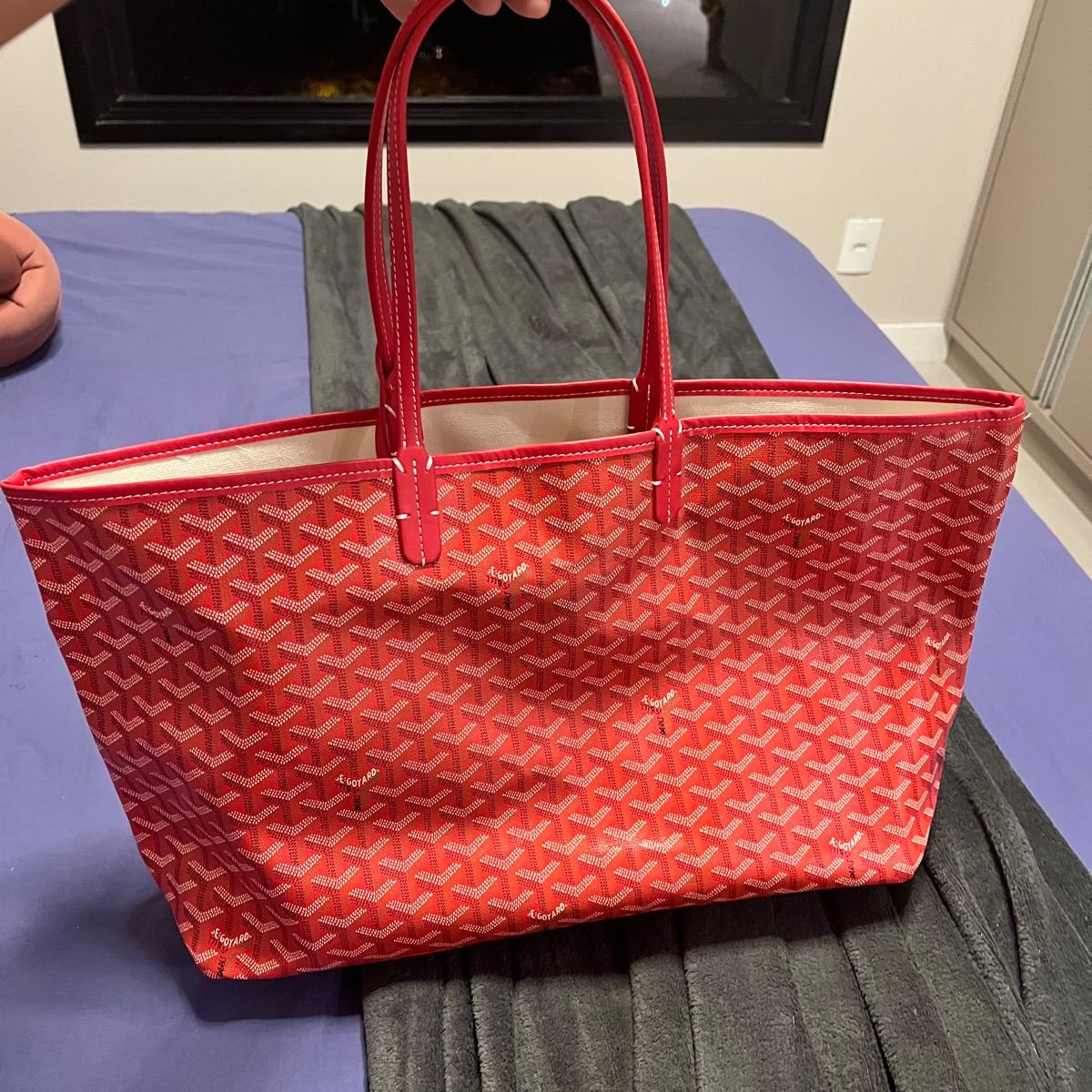 Bolsa Goyard vermelha