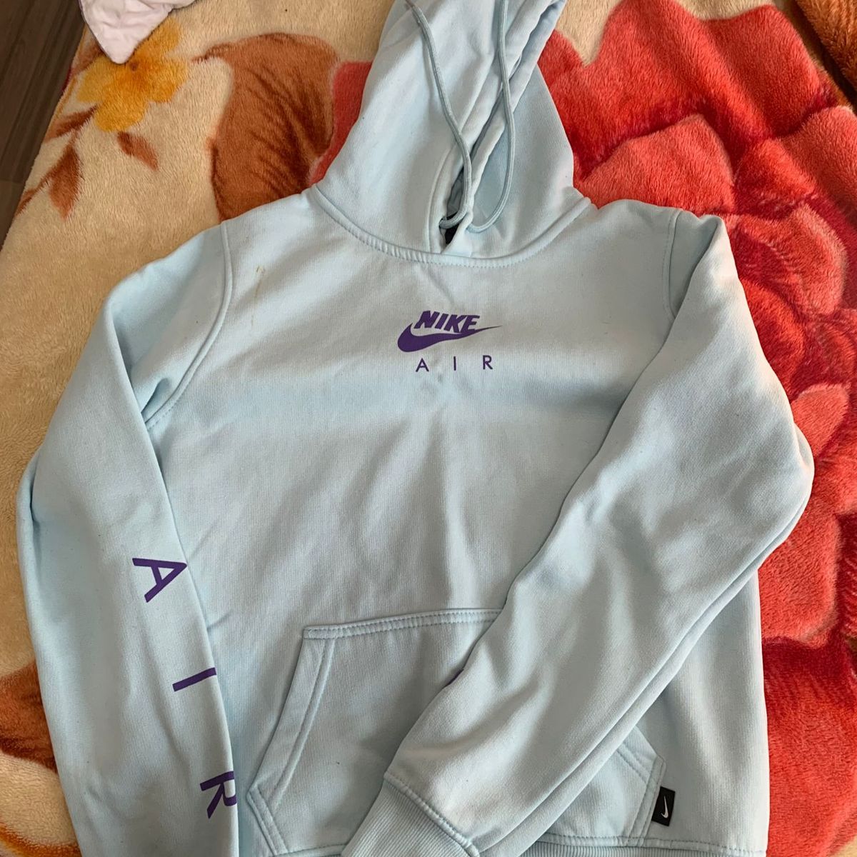 Casaco/Moletom Nike Air Azul Bebê Nike Usado 104259235 enjoei