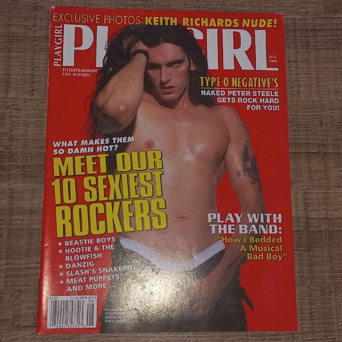 Revista Playgirl Peter Steele ( Type O Negative | Item de Música Type O  Negative Usado 73153646 | enjoei