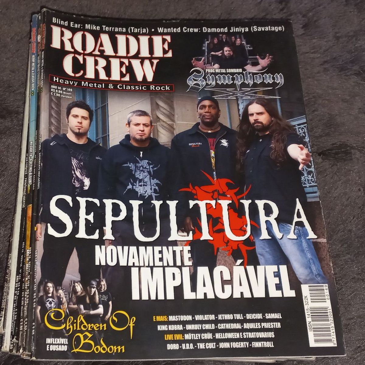 Revista Rodie Crew N 149 Capa Sepultura ( Symphony X