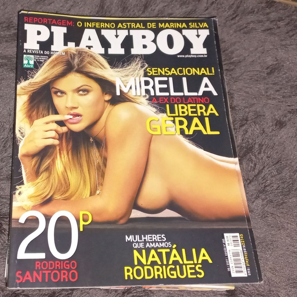 Revista Playboy Junho de 2007 Capa Mirella | Playboy Usado 72054301 | enjoei