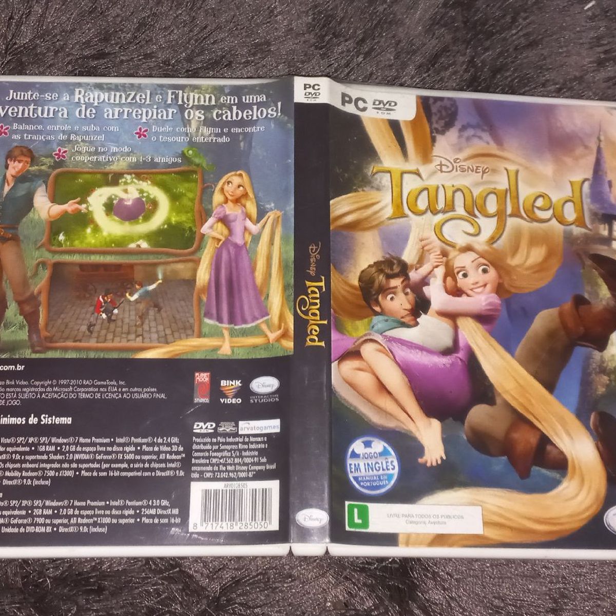 Enrolados: Jogo Game Princesa Rapunzel e Flynn Rider - Enrolados (Tangled )  Confusão em Dobro 