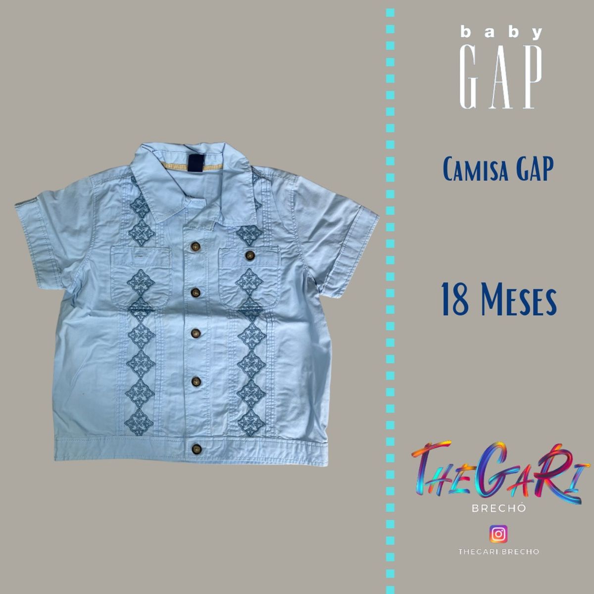 BRECHÓ, Blusa Infantil GAP