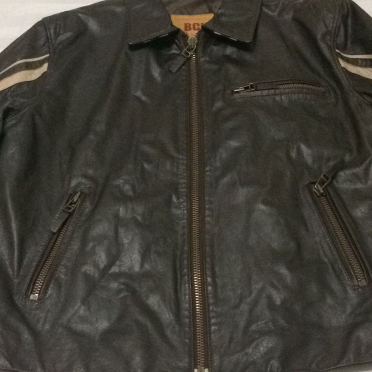 jaqueta de couro buckman