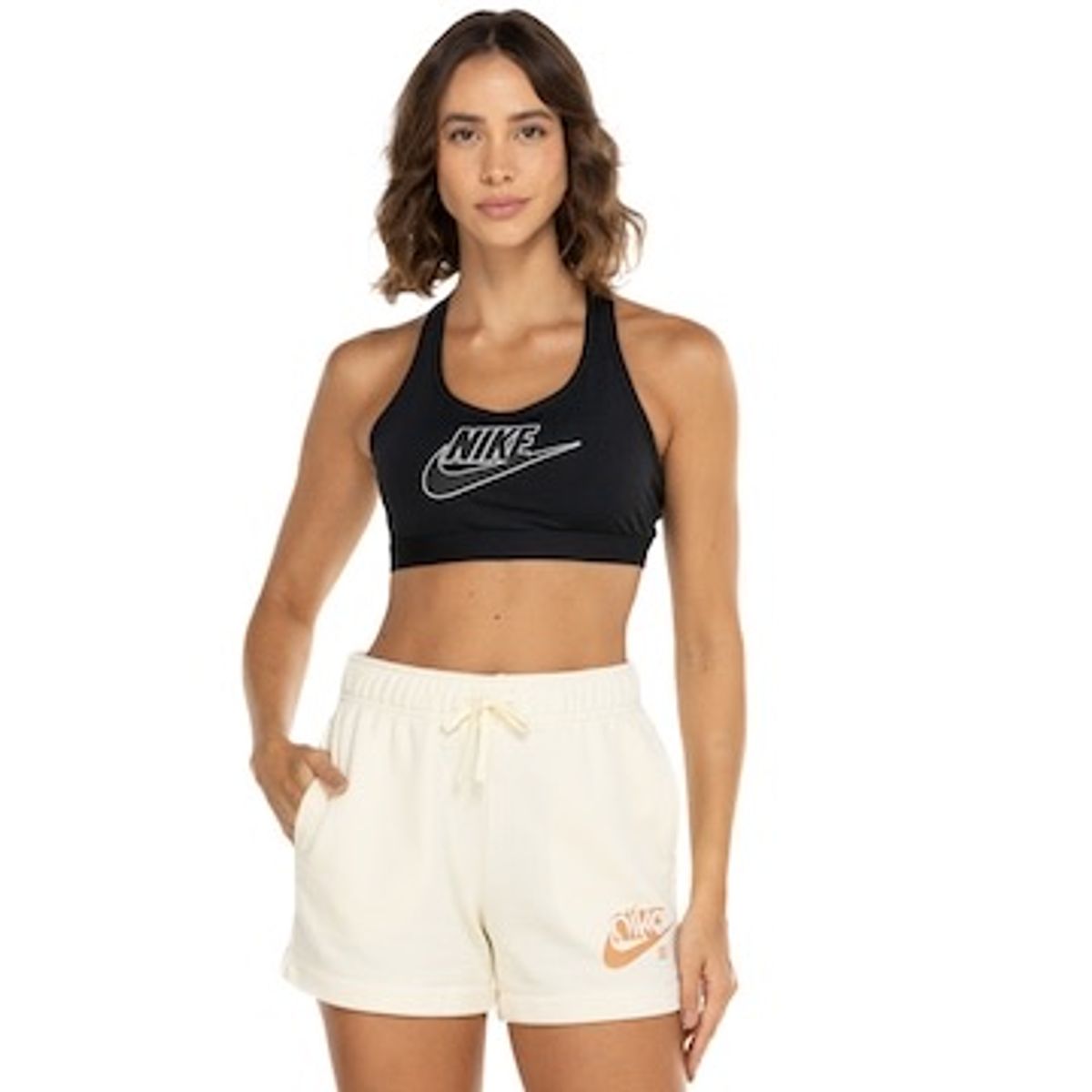 Top Nike Swoosh Futura Feminino com Bojo Gg | Nike Nunca Usado