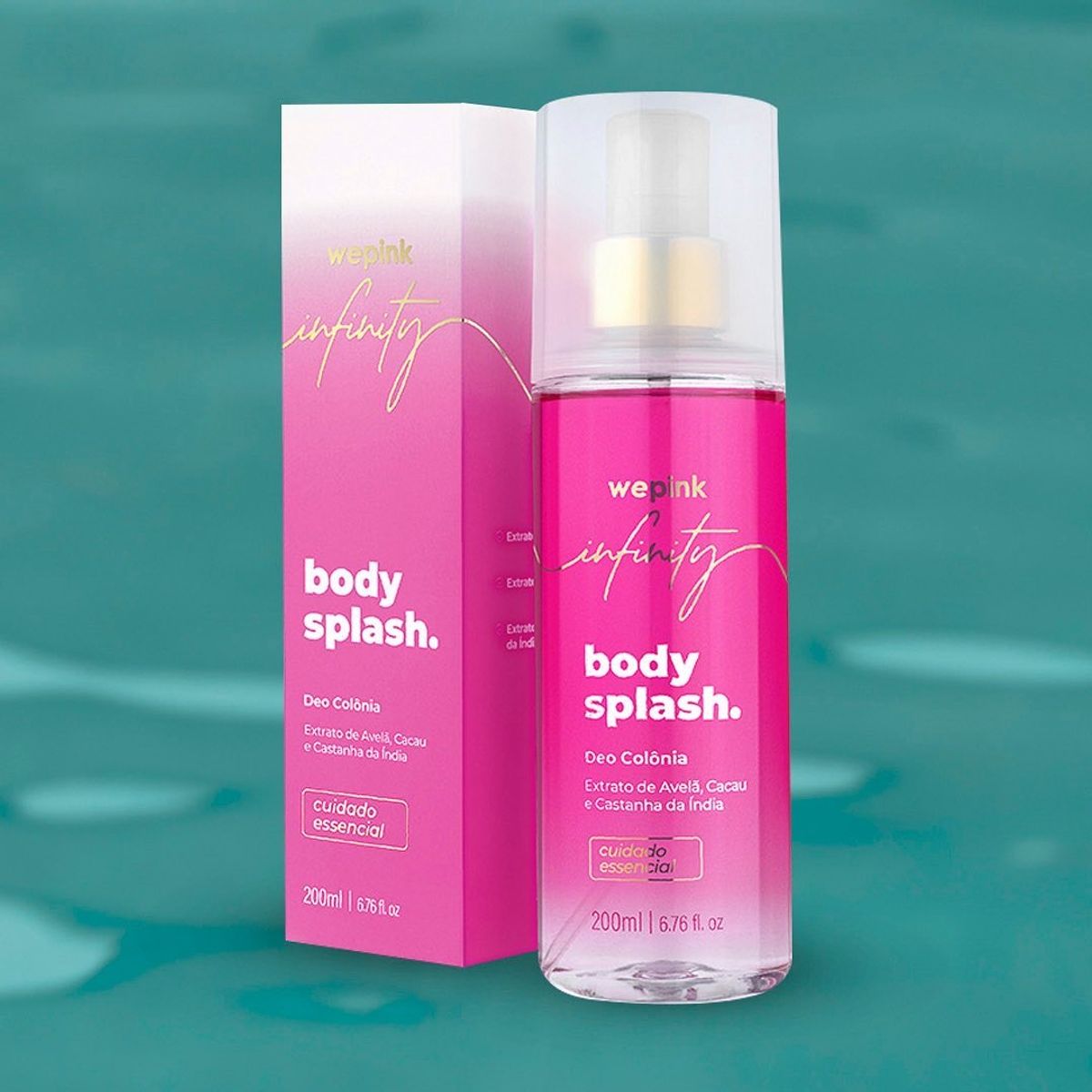 Body Infinity Vermelho/Rosa