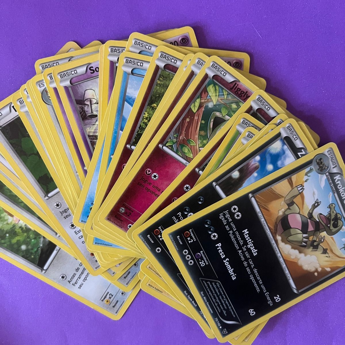 Pack de Cartas Tcg Pokémon Tipo Elétrico, Jogo de Tabuleiro Pokémon Usado  90994407