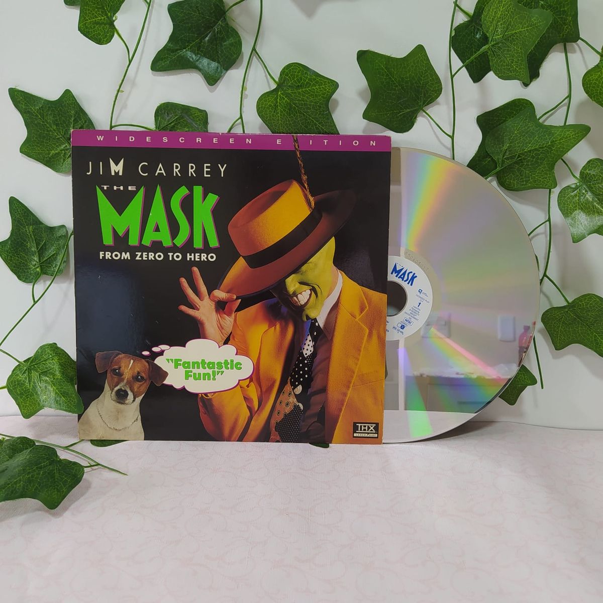 Video Laser Disc Jim Carrey The Mask - From Zero To Hero