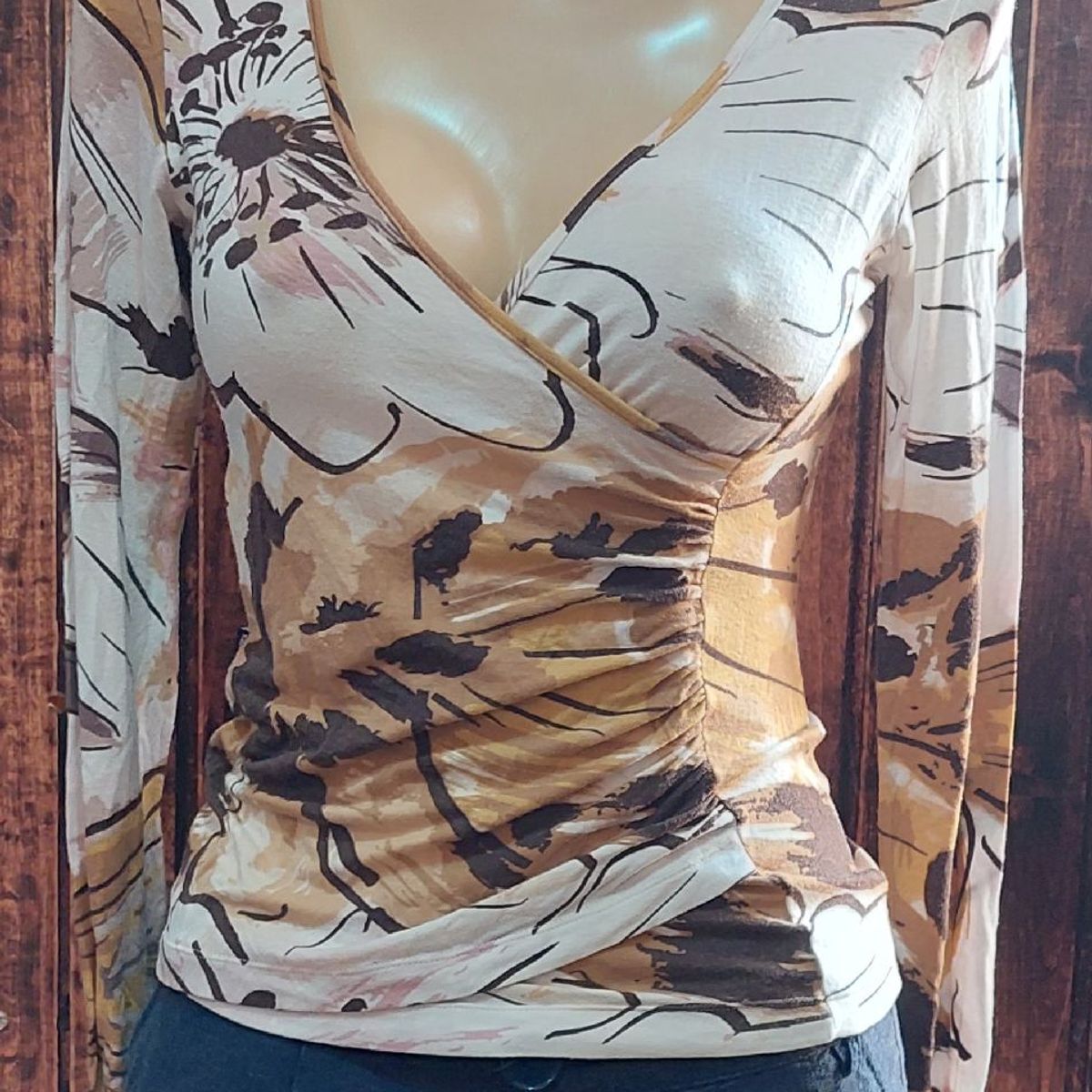 Blusa Manga Longa Inspiração Prada, Blusa Feminina Nunca Usado 85618089