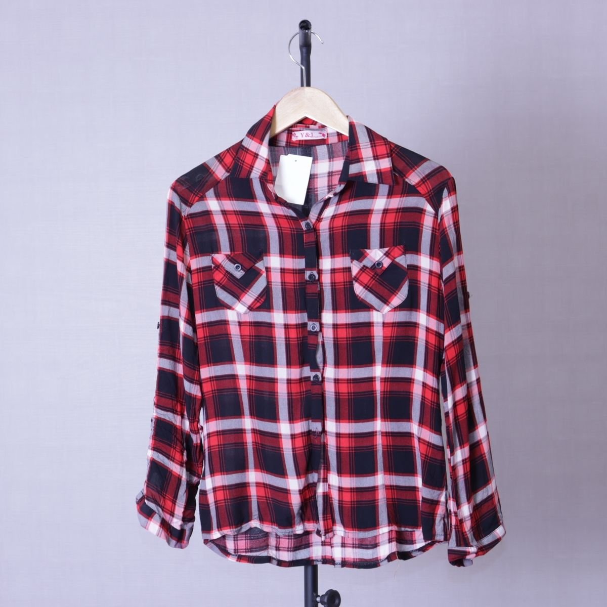 Camiseta Xadrez Quadriculado Vermelho - Ydias Store  A Maior loja  Lifestyle de roupas Masculina e Feminino.