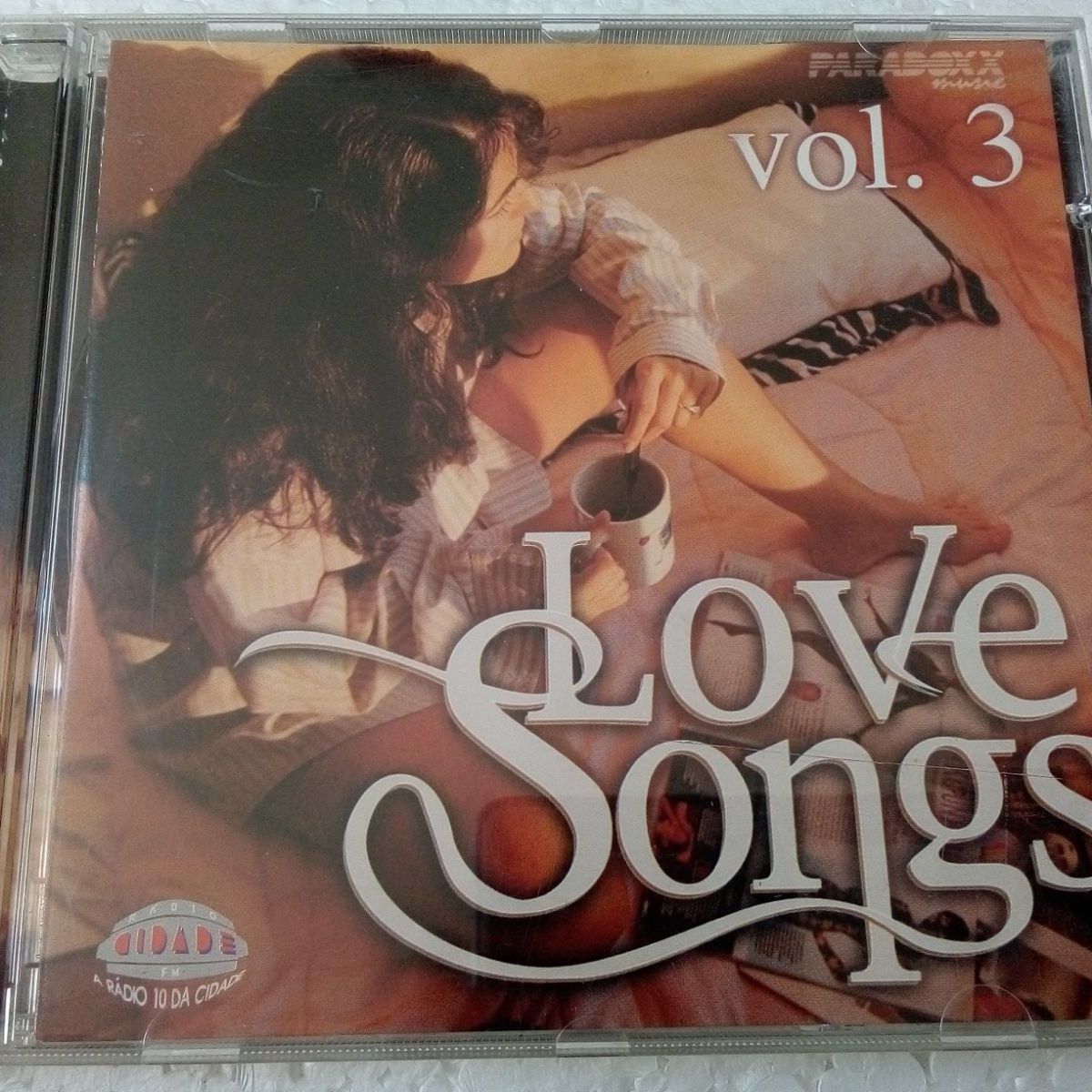 Love songs ③ Cd Love Songs Vol. 3 Rádio Cidade Cd Paradoxx Music Original