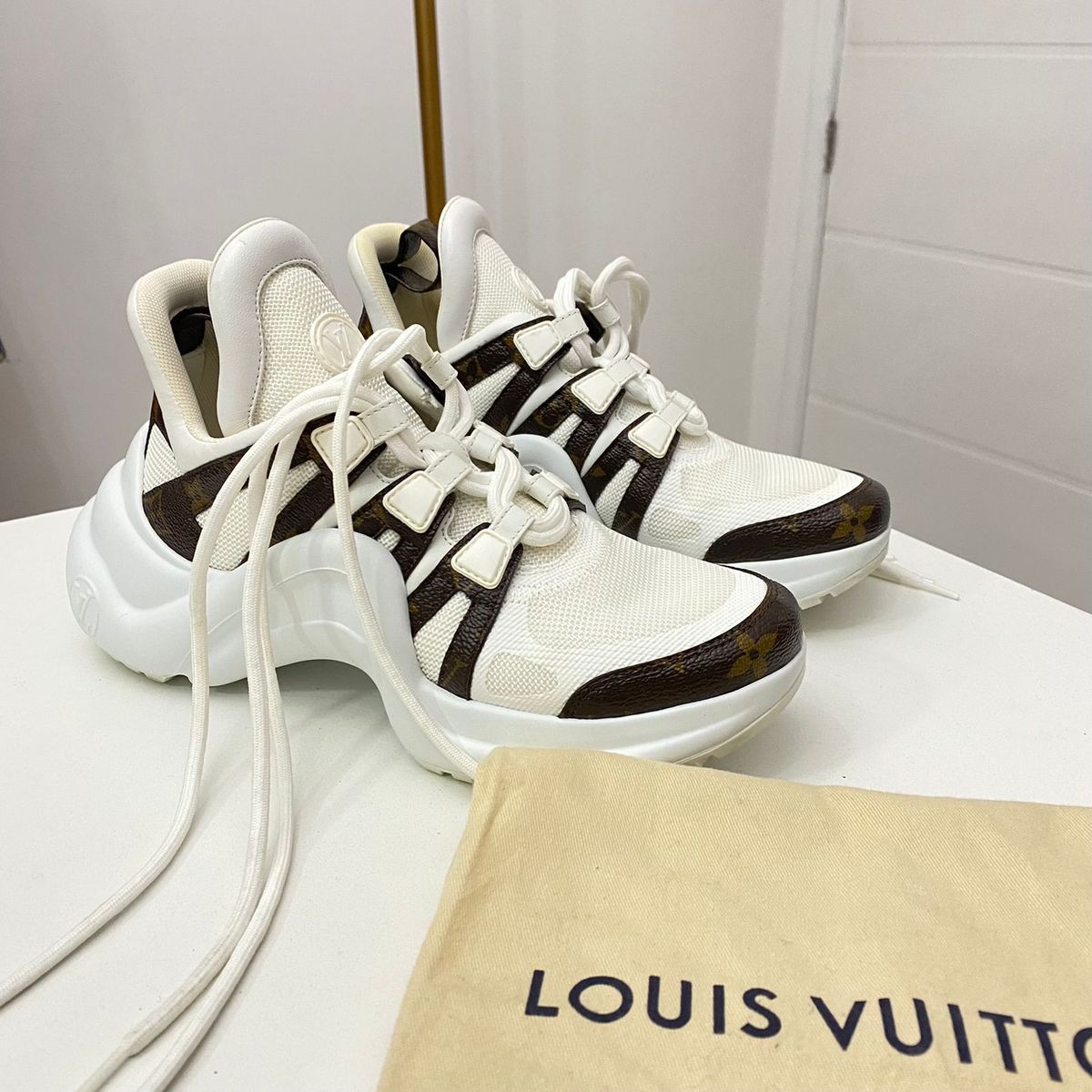 Tênis Louis Vuitton Sneakers Archlight Original., Tênis Feminino Louis  Vuitton Usado 89025740