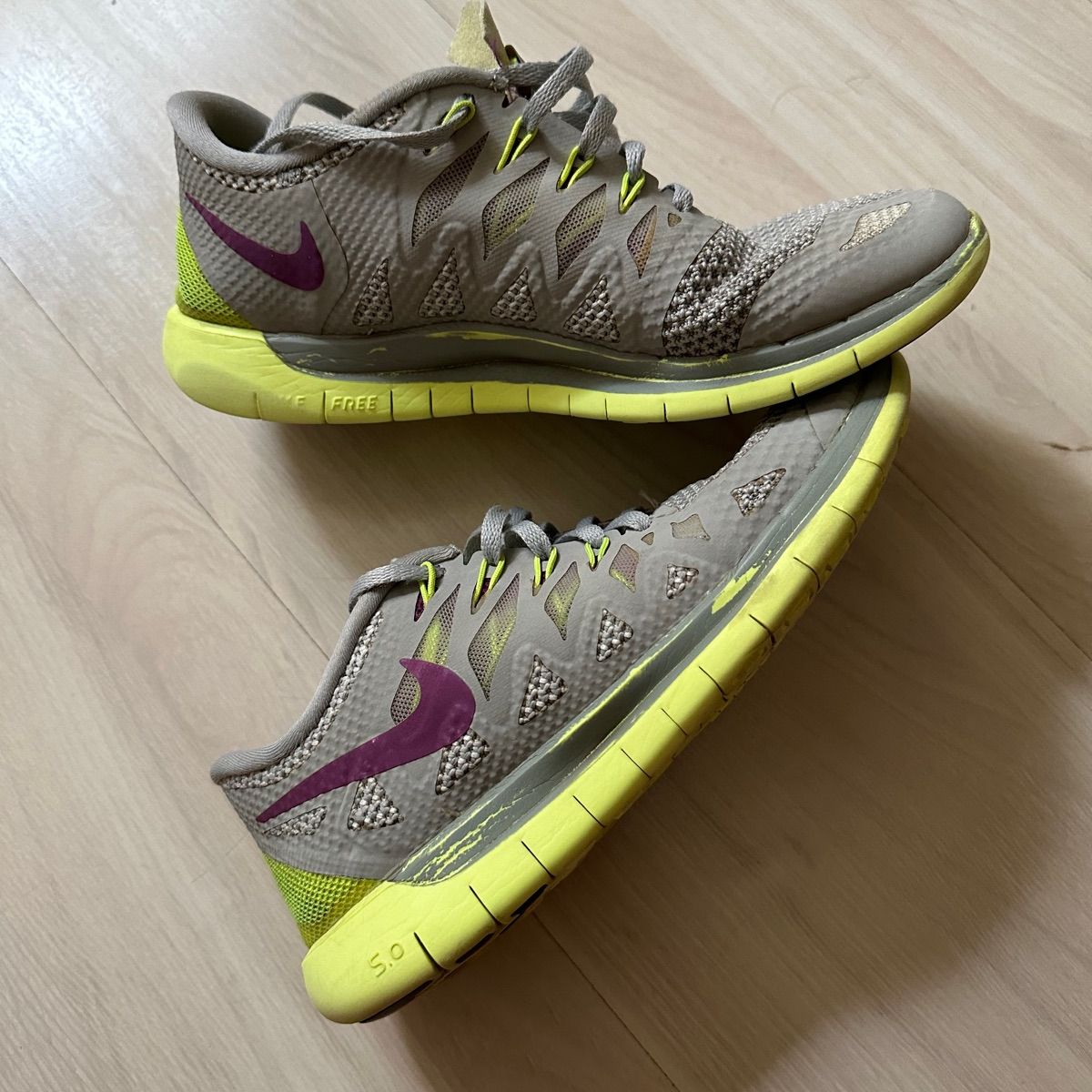 Nike free best sale 5.0 yellow