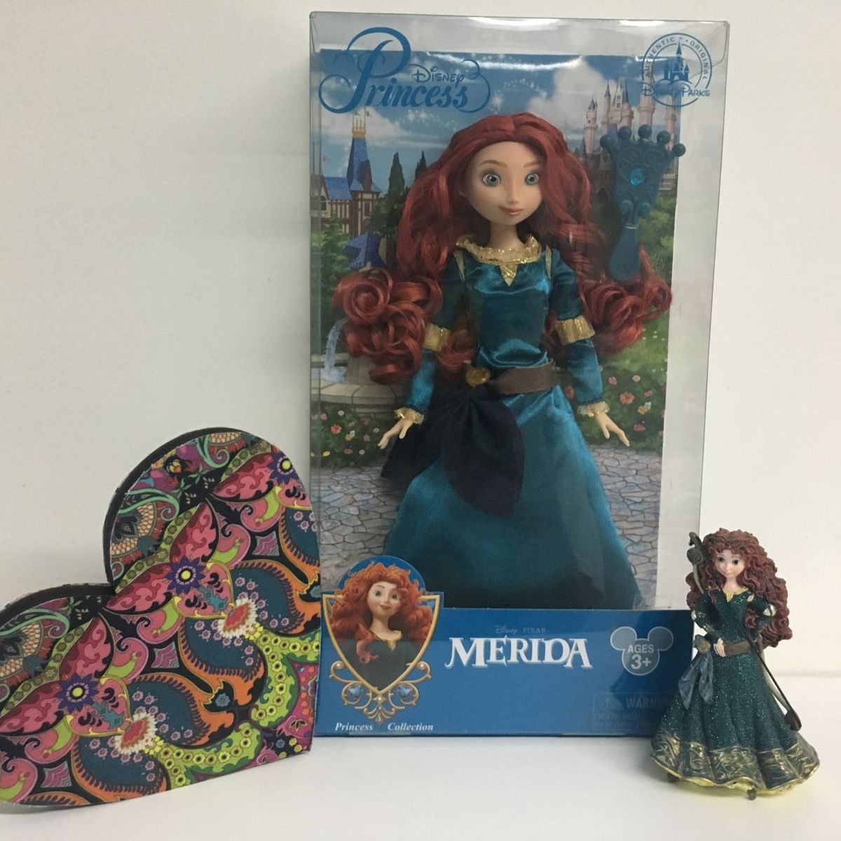 Disney bravo lendas filme merida princesa esmalte boneca kawaii