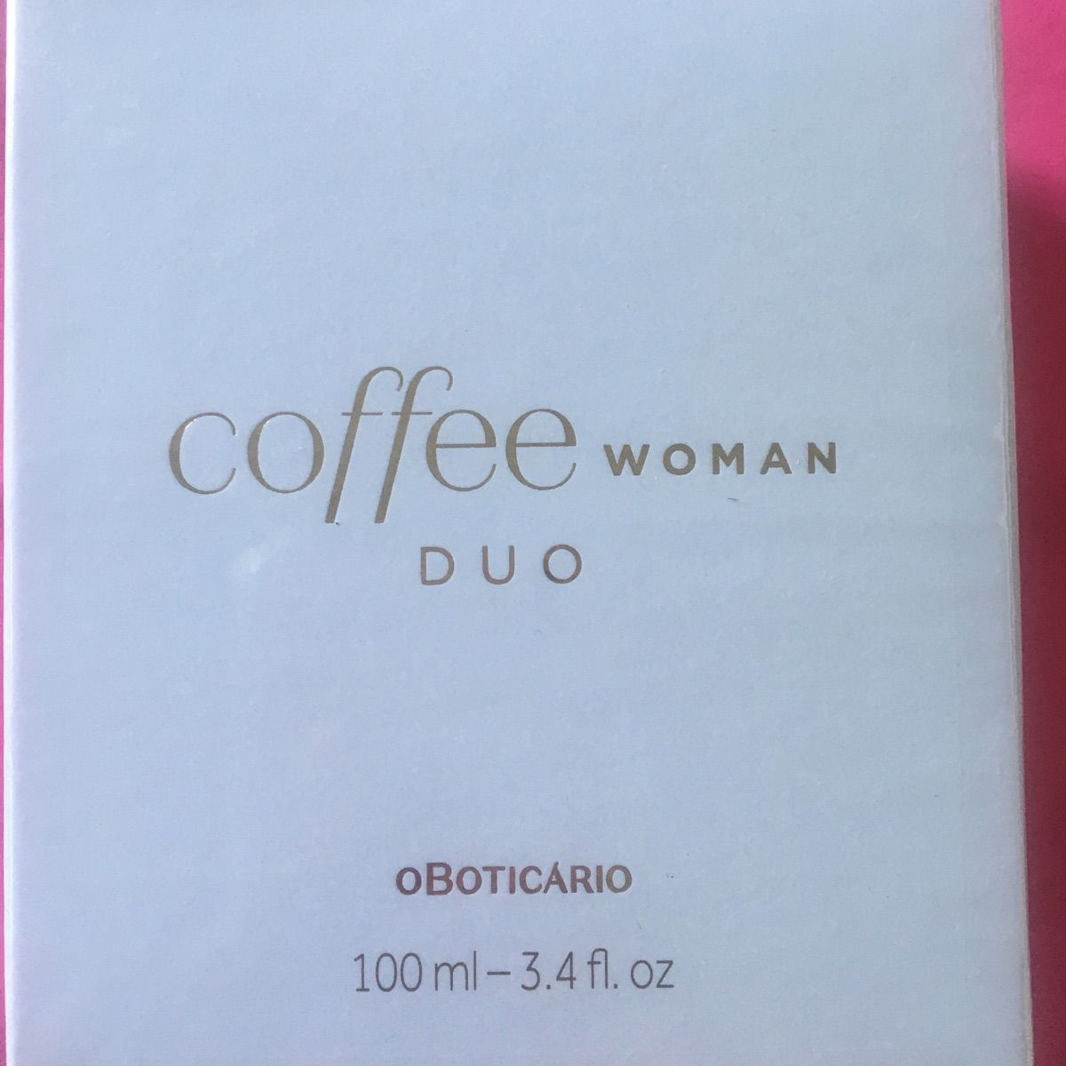 Coffee Woman Duo Desodorante Colônia 100ml