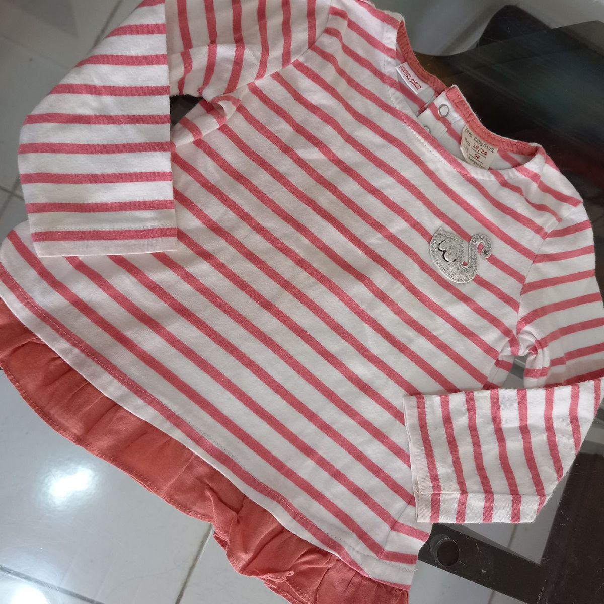 Bata Listrada Zara  Roupa Infantil para Menina Zara Usado