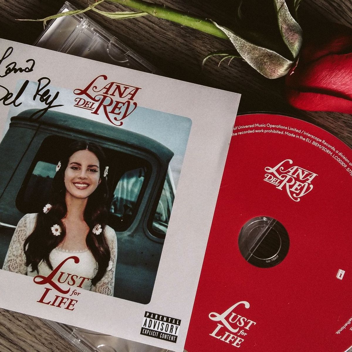 Lana Del Rey (Lust For Life Autografado) | Item de Música Lana Del