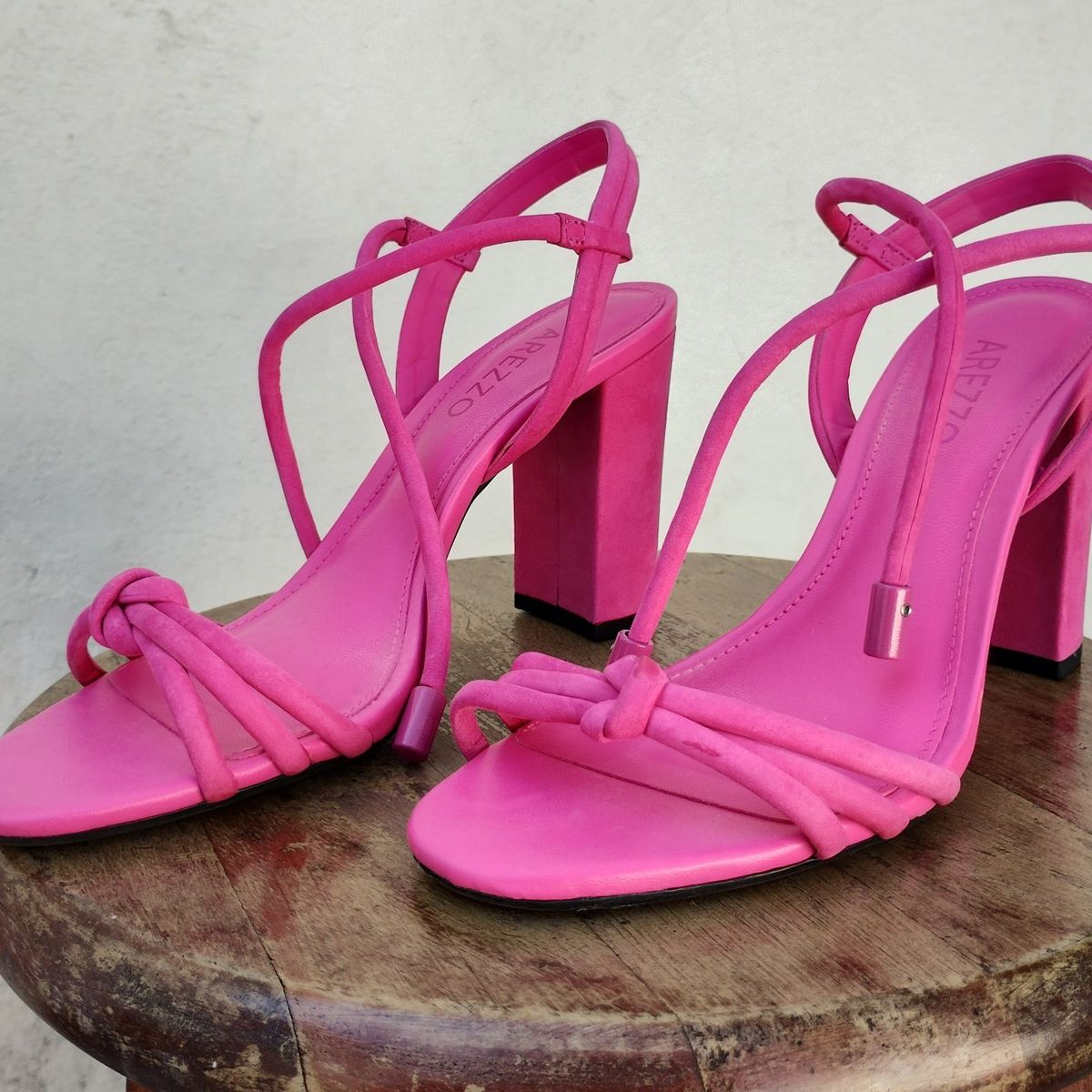 Sandalia pink hot sale arezzo