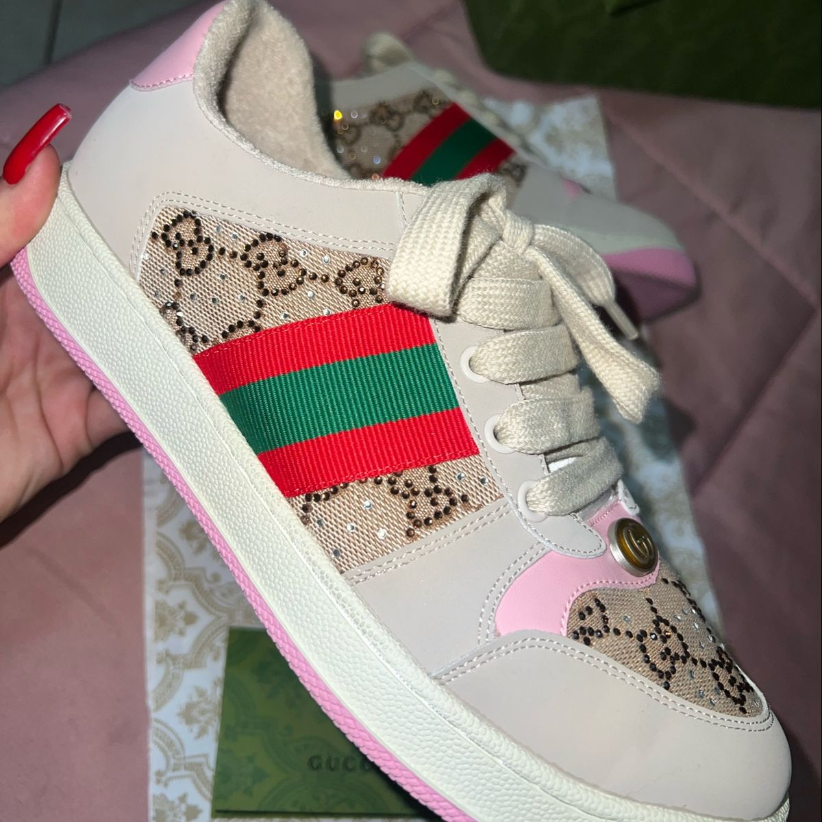 Tenis gucci best sale primeira linha