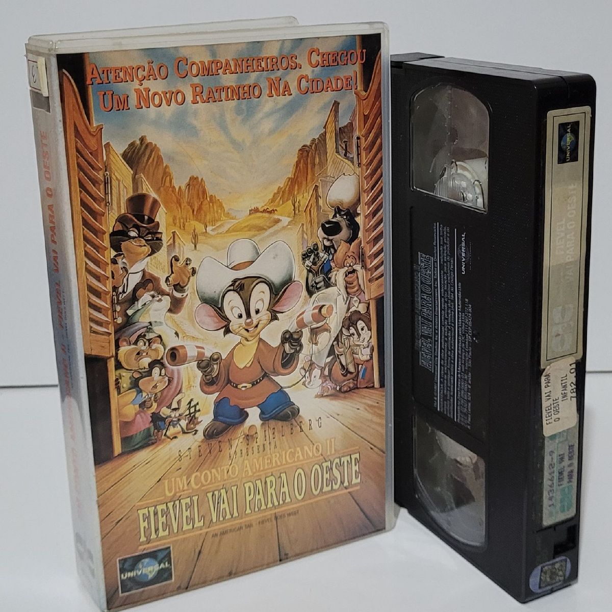 Desenho Antigo Fievel Vai para O Oeste Dublado Fita Vhs Video