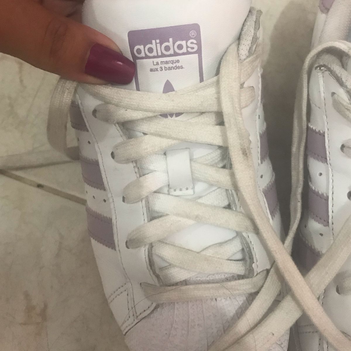 adidas superstar lilas