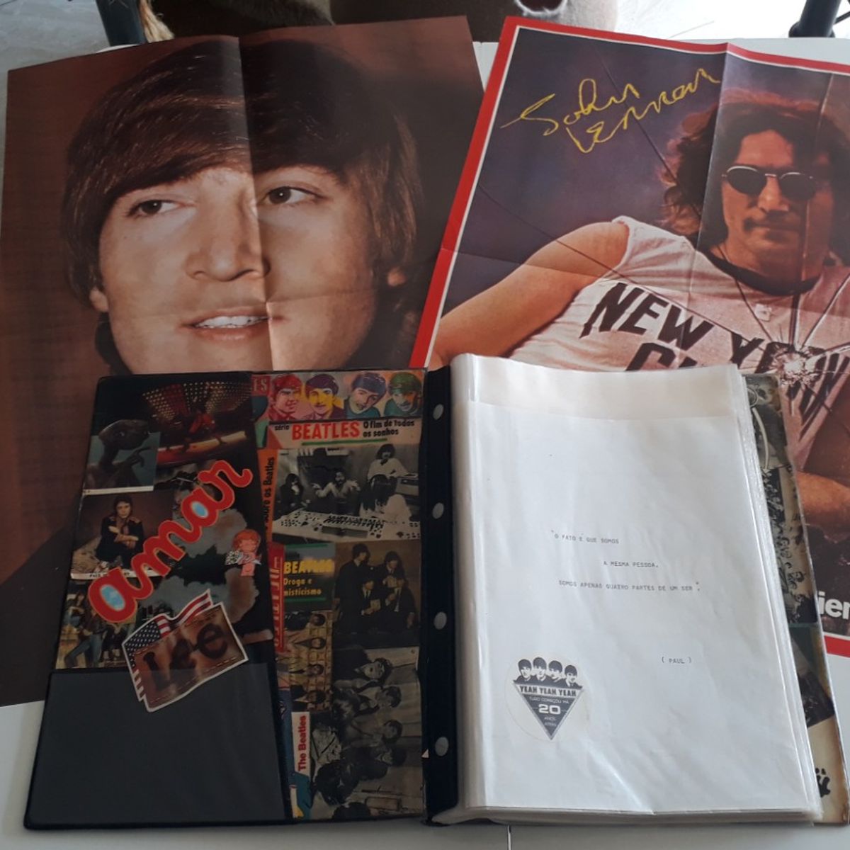 lote 2 posters beatles revista salut les copain - Comprar Revistas antigas  de música, manuais e cursos no todocoleccion