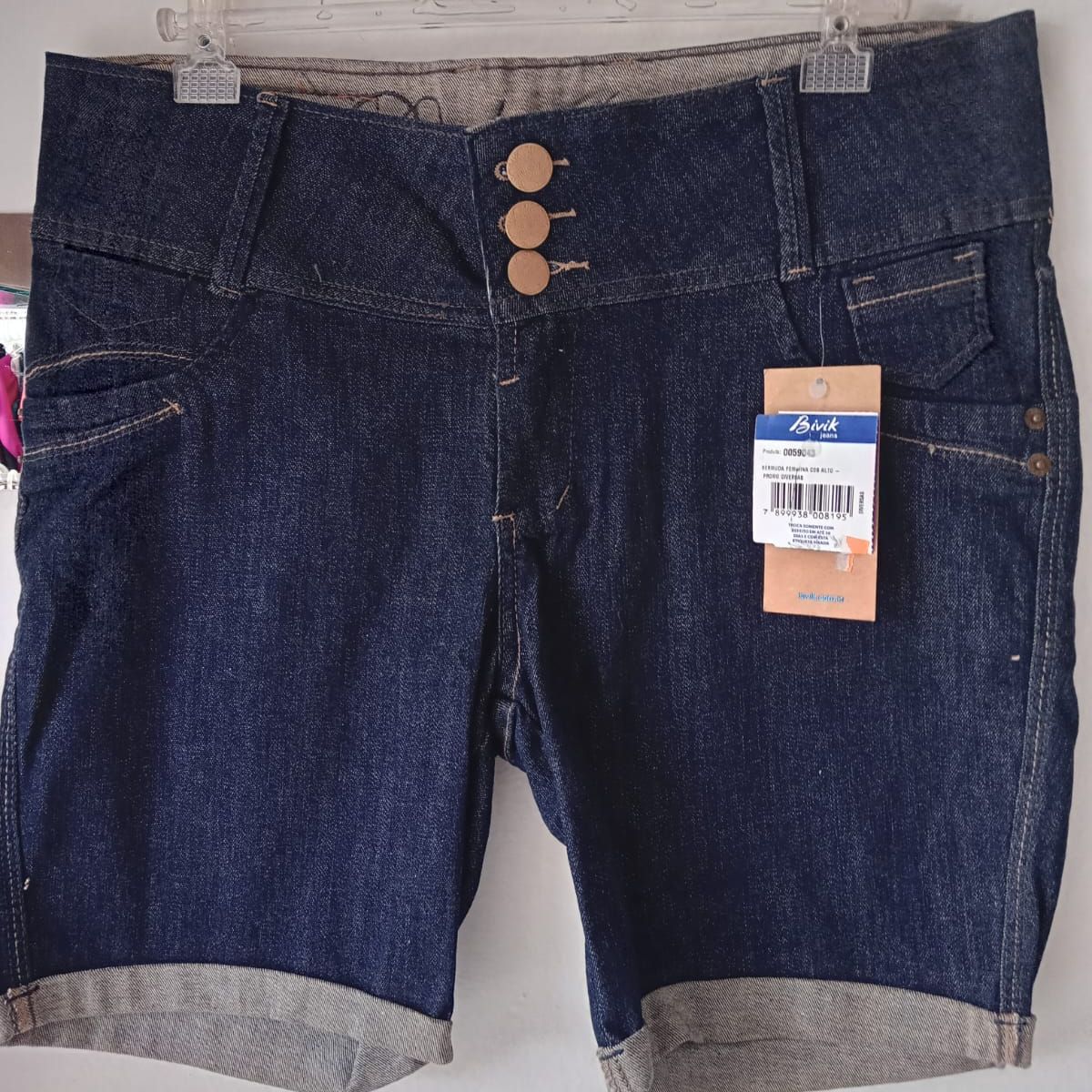 Bermuda jeans 2024 feminina bivik