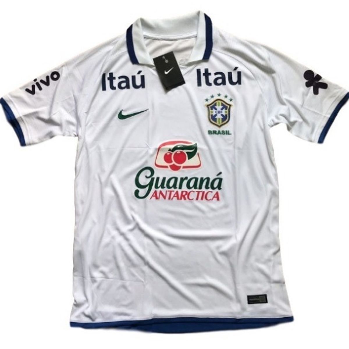 Camisa Treino Seleção Brasileira Polo Brasil Branca Comemorativa 2022 |  Camisa Masculina Outros Nunca Usado 66879669 | enjoei