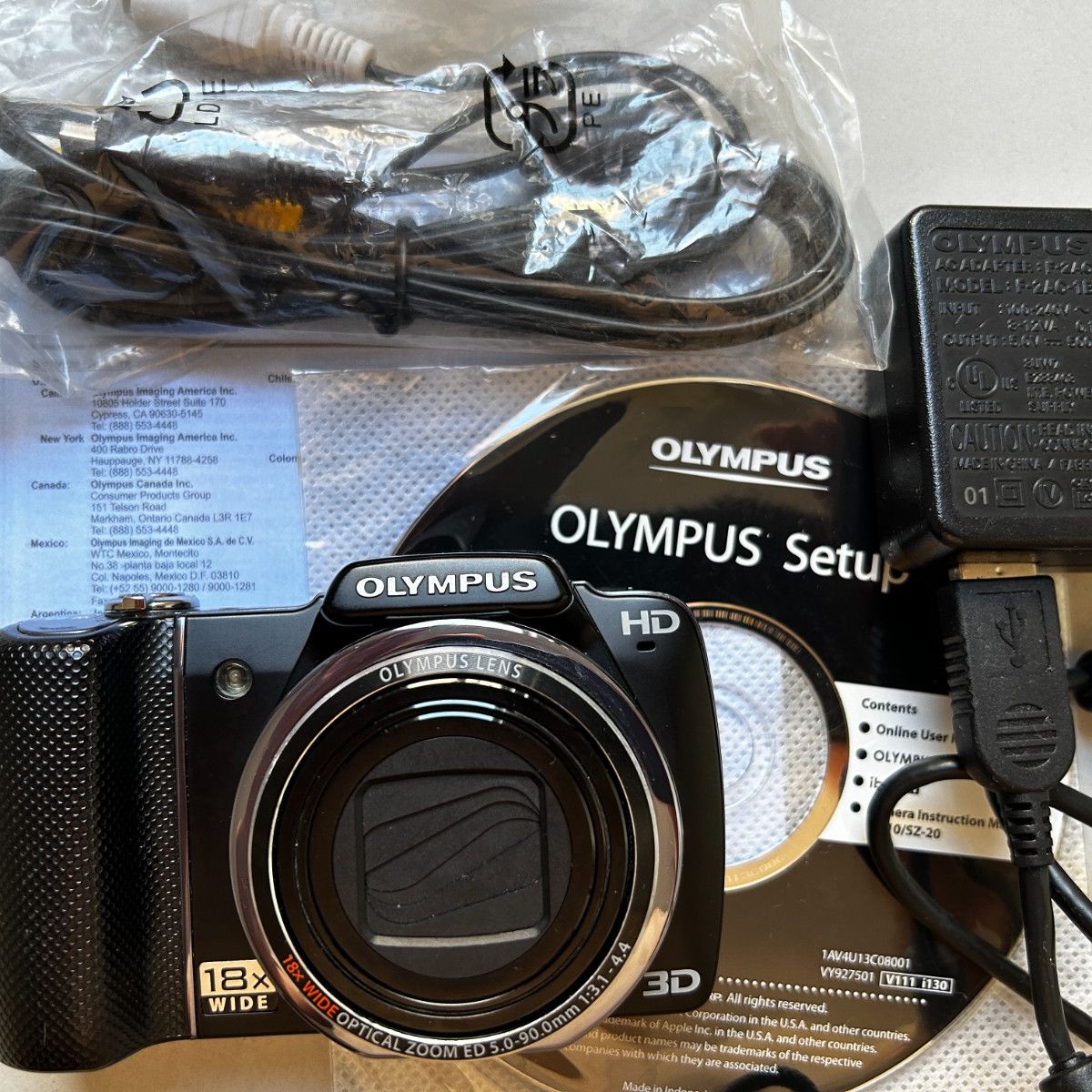 【動作良好品！】OLYMPUS SZ-10！c25038 Câmera Digital Olympus Sz-10 Com Resolução De 14 Megapixels