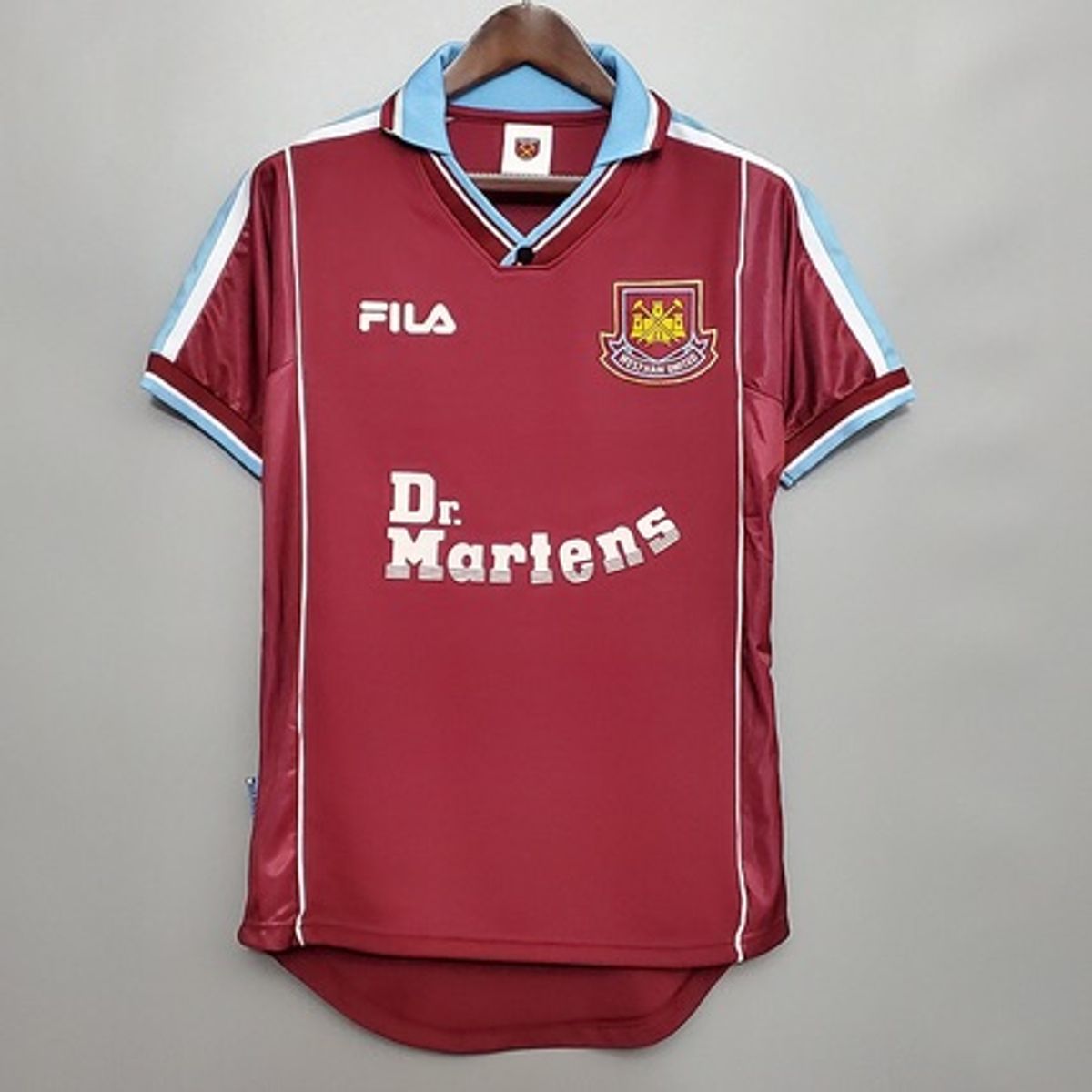 Camisa West Ham United Doc Martens | Camisa Masculina Fila Nunca