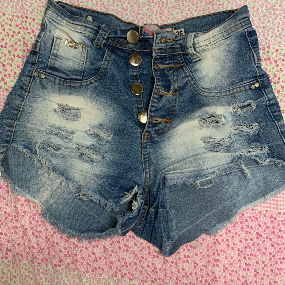 Shorts Jeans, Shorts Feminino Usado 91349053