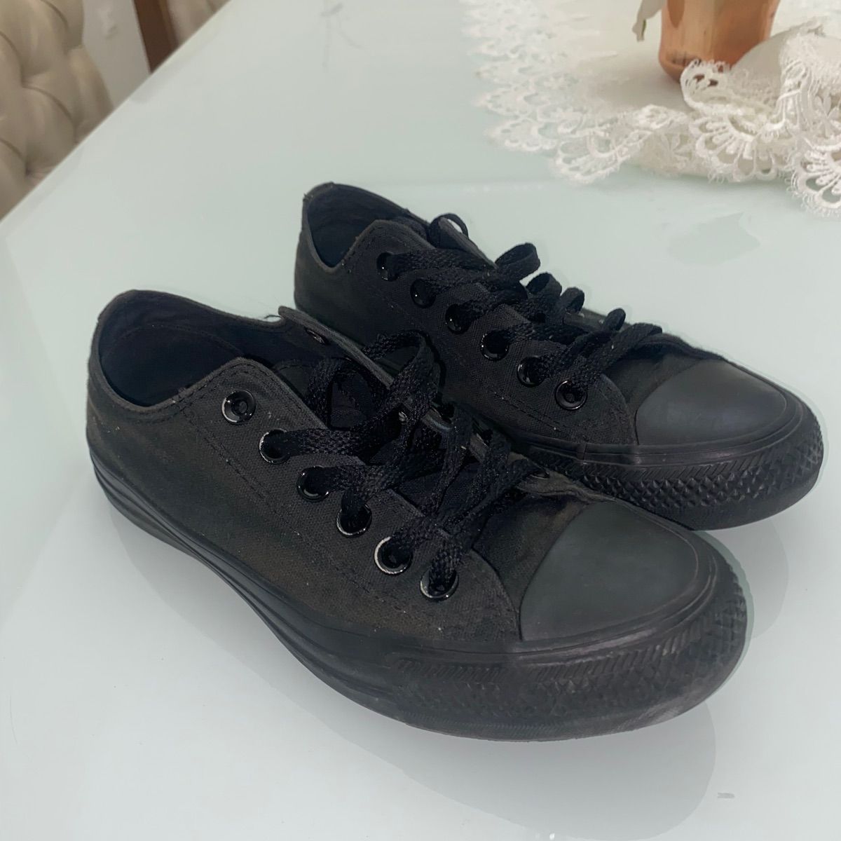 Converse full hot sale black